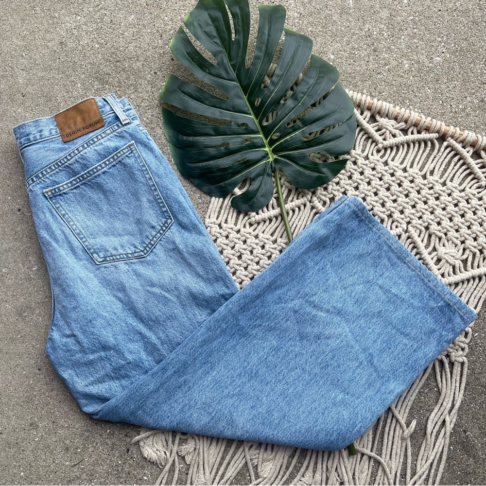 Denim Forum High Rise Jeans Size 27 Cropped / Hemmed